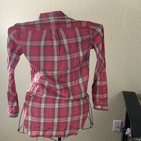 RALPH LAUREN PLAID BUTTON DOWN SHIRT - Picture 5 of 6